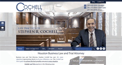 Desktop Screenshot of cochelllawfirm.com