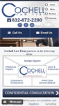 Mobile Screenshot of cochelllawfirm.com